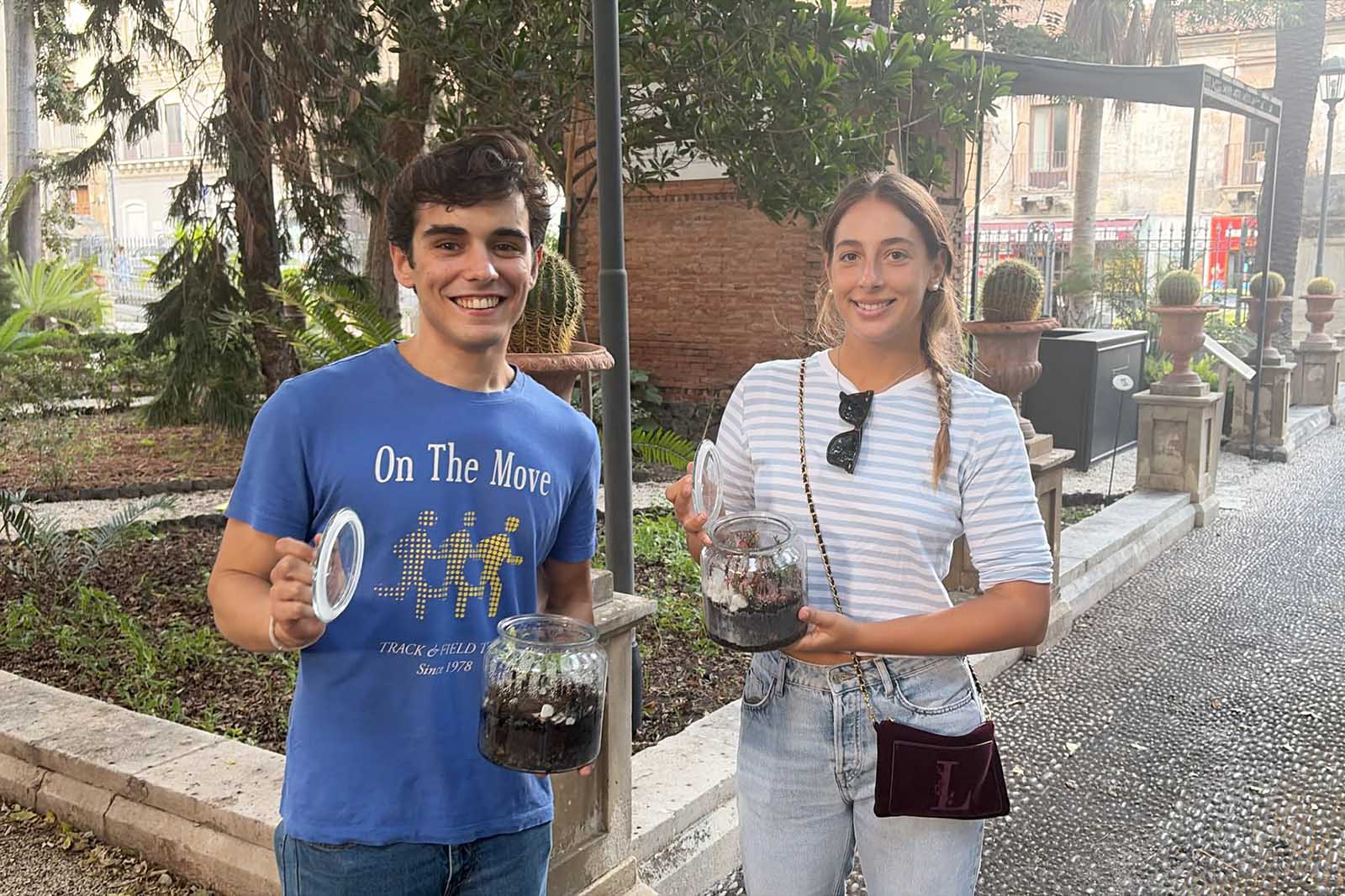 Francesco Romano e Lara Mancuso